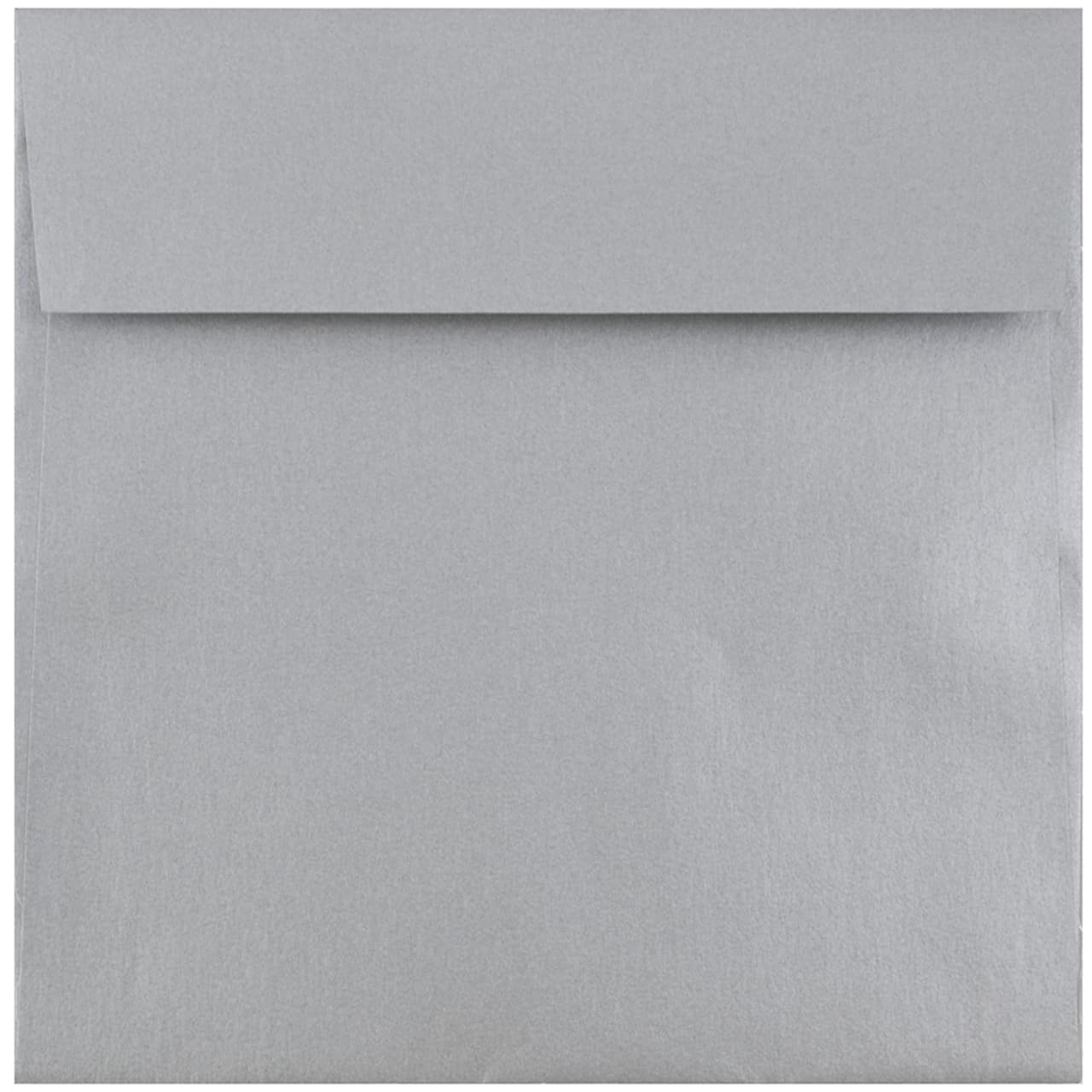 JAM Paper 6.5" x 6.5" Square Metallic Invitation Envelopes, 50ct.